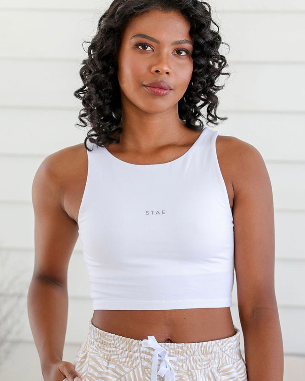 KINDNESS CROP - WHITE