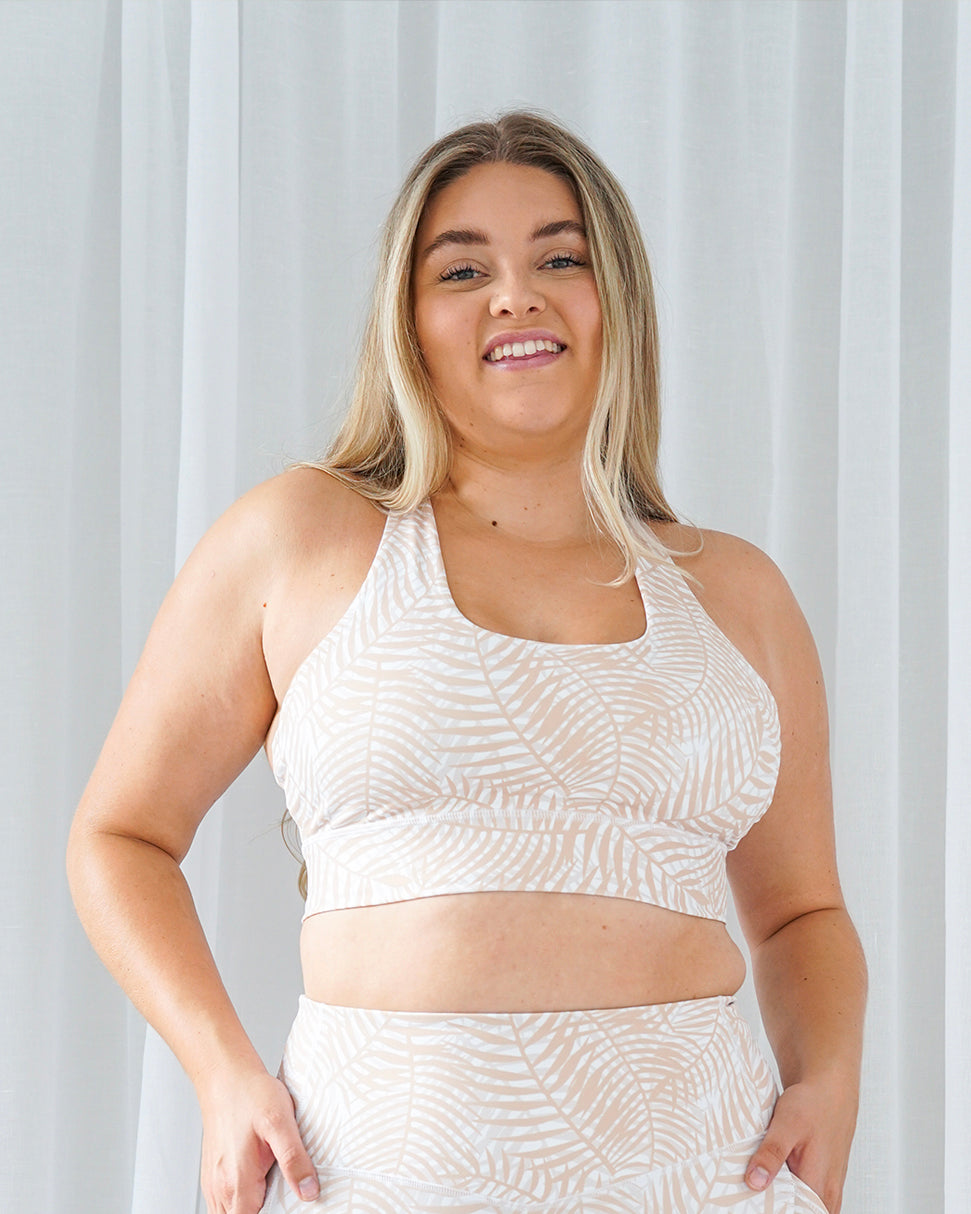 STAE LONGLINE SPORTS BRA - PALM
